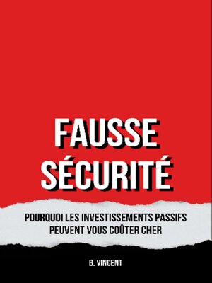 cover image of Fausse Sécurité